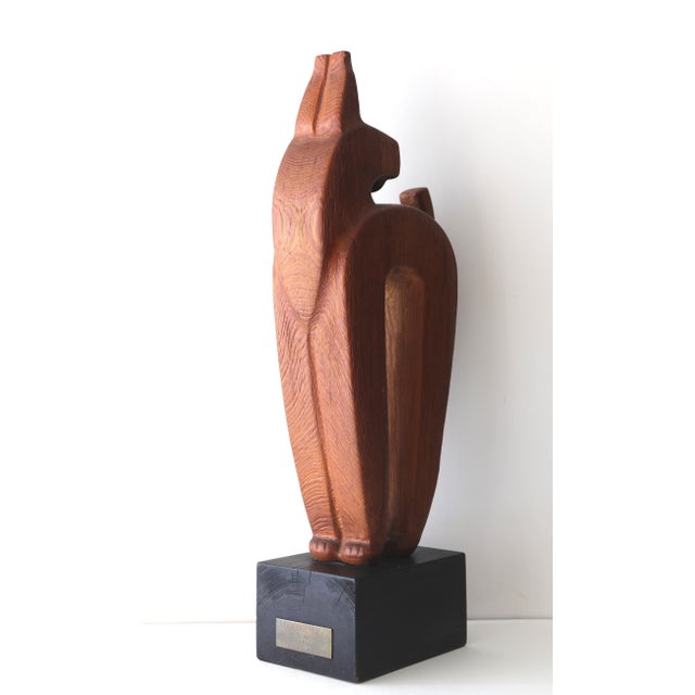 Mid 20th Century Finnish Lynx Sculpture by W. Hynninen Mid-Century For Sale - Image 5 of 11