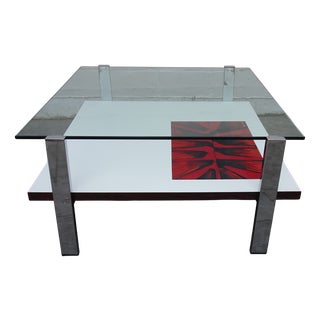 Square Coffee Table by Denisco, 1970s For Sale