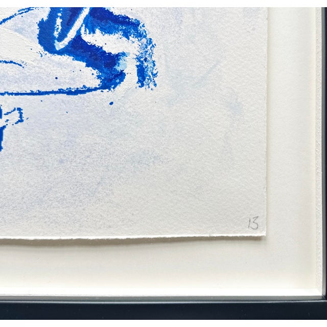 Emil Schumacher, Original Terragraph from the Book of Genesis, 1998, No. 13 For Sale - Image 3 of 6