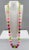 Contemporary Bakelite and Lucite Long Necklace White, Hot Pink, Apple Green Beads For Sale - Image 3 of 12