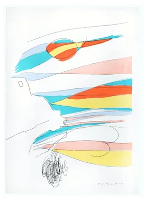 Giulio Turcato, Untitled, Lithograph, 1970s