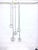 1970s Space Age Cascade Pendant Light in Glass and Chrome by Rolf Krüger for Staff, 1960s For Sale - Image 5 of 15