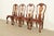 Kittinger Kittinger Georgian Carved Mahogany Dining Chairs, Set of Four For Sale - Image 4 of 14