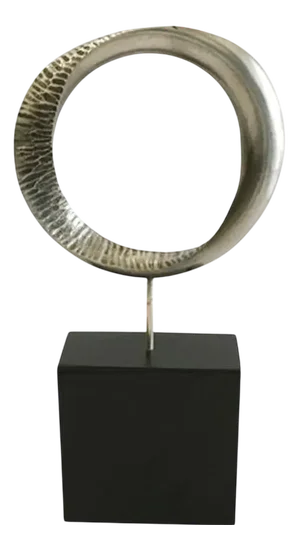 Vintage Italian Aluminium Multiple Abstrac Sculpture by Jiro Sugawara, 1980