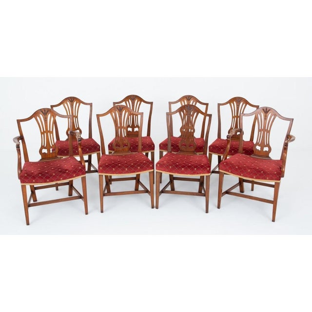 Chippendale Dining Chairs in Mahogany, 1880s, Set of 8 For Sale - Image 9 of 9