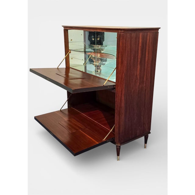 Mid-Century Modern Italian Grissinato Cabinet Bar, 1956 For Sale - Image 11 of 18