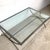 Late 20th Century Sculptural Patinated Iron and Beveled Glass Coffee Table For Sale - Image 5 of 14