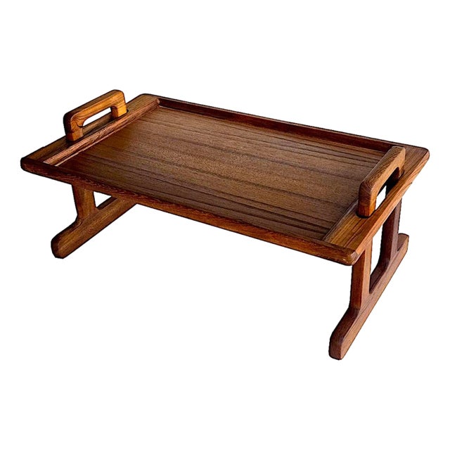 Vintage Dansk Teak Wood Breakfast/Laptop Tray For Sale