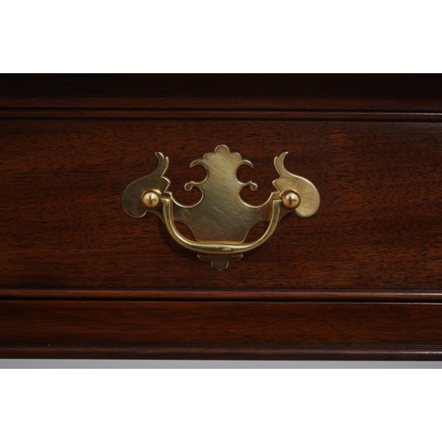 Henkel Harris Walnut 2 Drawer Console Table For Sale - Image 15 of 18