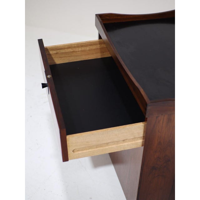 Bar Cart Serving Trolley with Tray in Rosewood, Denmark, 1960s For Sale - Image 14 of 18