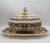 Large Vintage Hand Painted French Vieux Rouen Tureen with Charger, 1930s For Sale - Image 3 of 18