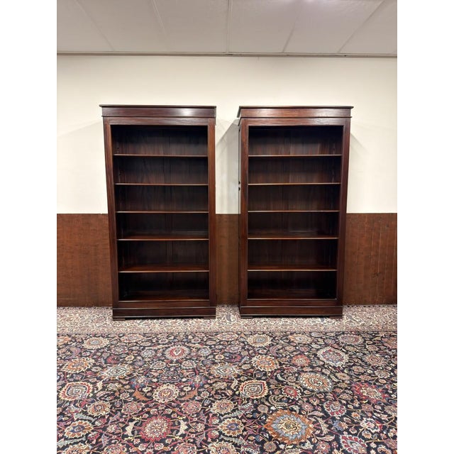 About this Classic English Open Bookcase Classic and Elegant | Bookcases and cabinets of all shapes and sizes! This...