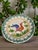 This vintage rustic Italian hand-painted rooster wall hanging plate from Tuscany is a unique and decorative collector's...