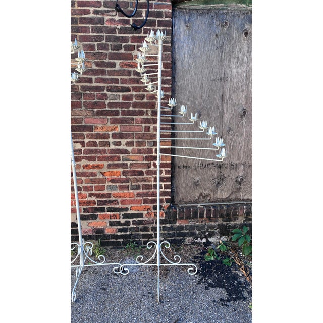 1940s 6’4” Marigold Candelabra Set For Sale In Saint Louis - Image 6 of 12