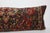 Authentic Antique Tribal Lumbar Pillow – Multicolor Textile Cushion -16'' X 46'' For Sale In Tampa - Image 6 of 11