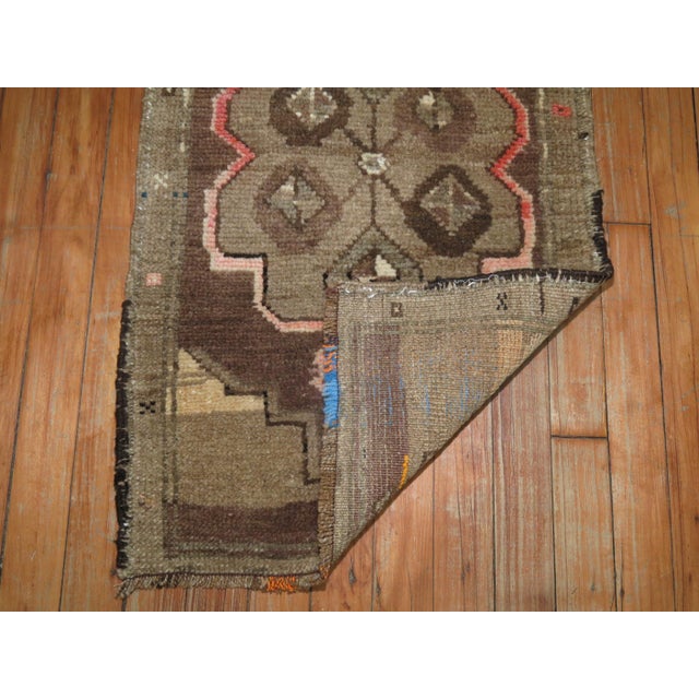 Early 20th Century Anatolian Turkish Rug - 3' x 3' For Sale - Image 4 of 5
