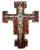 Ceramic Crucifix from La Cava, 1950s For Sale