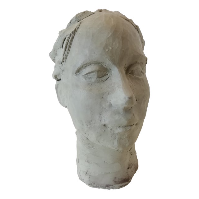 Clay Female Figure, Italy, 1980s For Sale