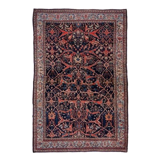 Oversize Antique Bidjar Garrus Carpet - 11'9" x 17'8" For Sale