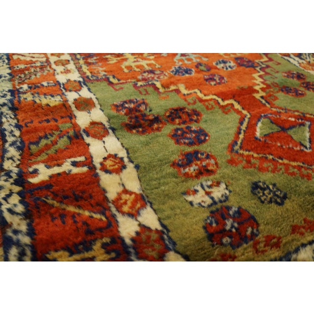 Antique Turkish Yuruk rug, size: 2'8" x 4'6". Antique Yuruk Small Scatter Size Wool Rug, Country of Origin: Turkey, Circa...
