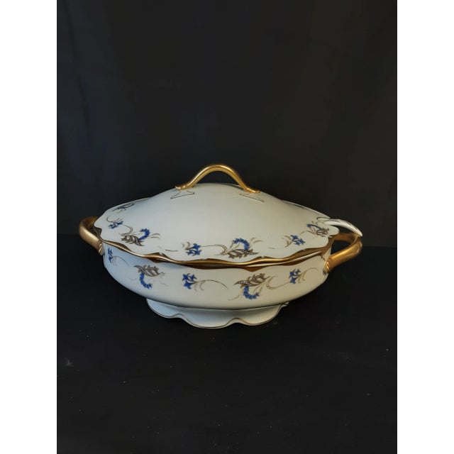 Large Vintage Kpm Tureen With Ladel For Sale - Image 10 of 10