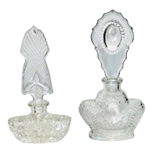 Midcentury Perfume Bottles, a Pair
