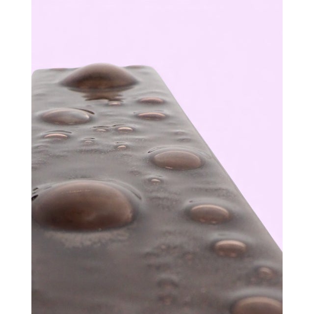 Brutalist Wall Coat Rack in Fused Glass and Cast Iron, 2010s For Sale - Image 10 of 11