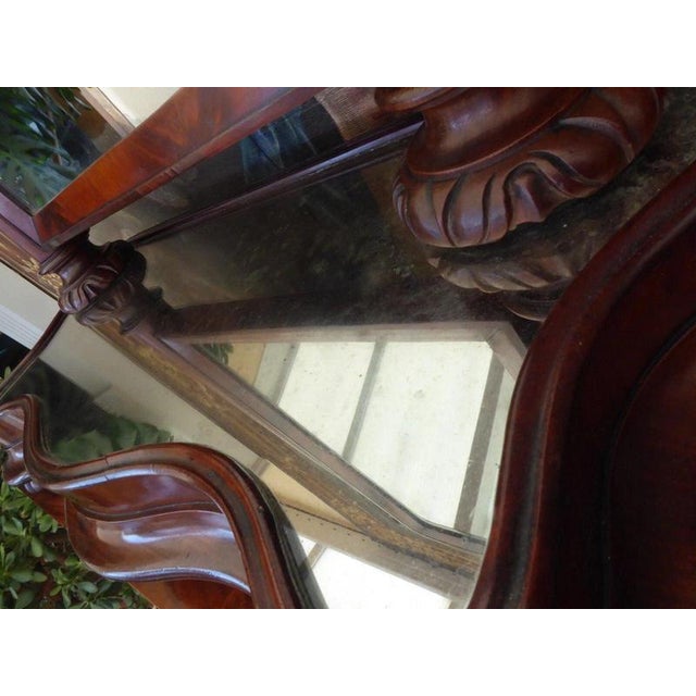 Antique George III Flame Mahogany Dressing Table Mirror, 1780 For Sale - Image 11 of 16