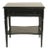 Oxford 1-Drawer Side Table in Hand Rubbed Black For Sale