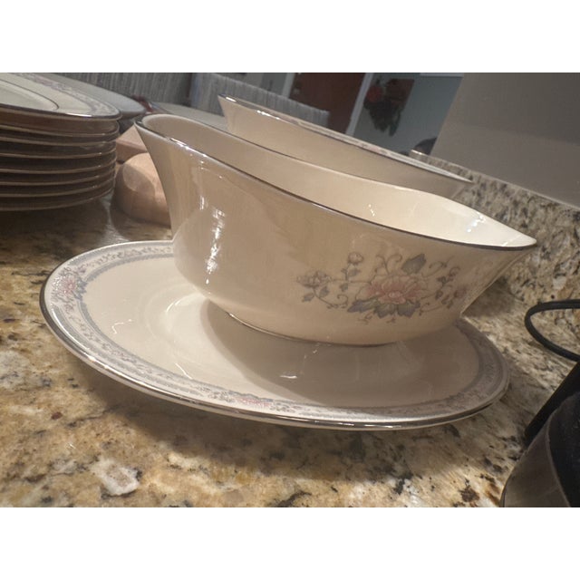 Ivory Lenox "Charleston" Fine Bone China Dinnerware Service for 8 - 52 Pieces For Sale - Image 8 of 8