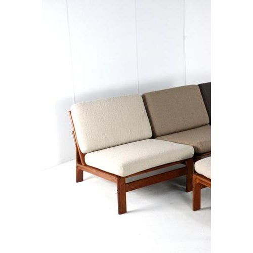 Komfort Nimtofte Seating Group | 4 Armchairs + Footstool For Sale - Image 6 of 15