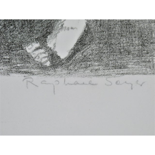 Raphael Soyer, Untitled, Street Scene II, Circa 1975 For Sale In San Francisco - Image 6 of 8