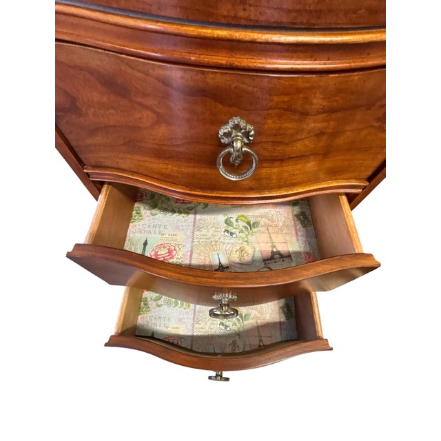 Late 20th Century Lexington Furniture “Lynn Hollyn at Home” Lingerie Chest European Country Tall Chest For Sale - Image 5 of 12