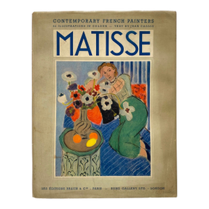 Henri Matisse " Paintings and Drawings " Vintage 1939 First Edition Fine Art Lithograph Print French Modern Art Hardcover Book