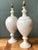 Mid-Century Modern Vintage Alabaster Urn Form Lamps - a Pair For Sale - Image 3 of 12