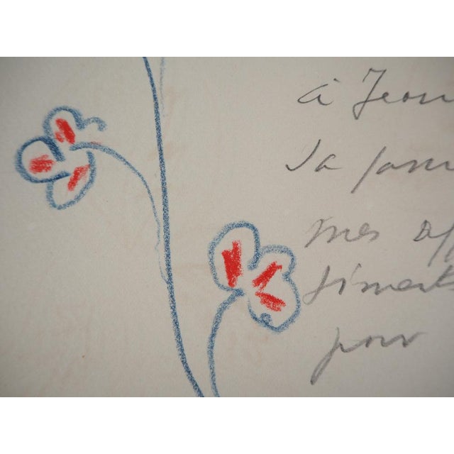 Henri Matisse, Flower Strands, 1950, Original Drawing For Sale - Image 8 of 9