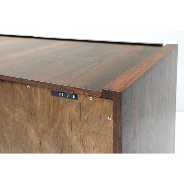 Symmetric Sideboard in Dark Walnut attributed to Royal Board, Sweden, 1961 For Sale - Image 13 of 18