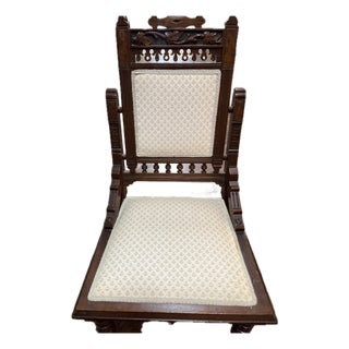 Antique Victorian Eastlake Chair For Sale