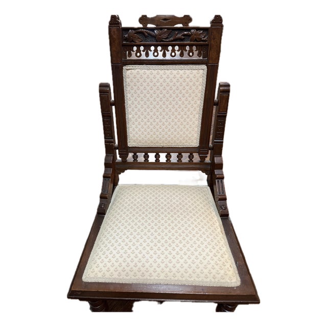 Antique Victorian Eastlake Chair For Sale