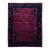 Antique Chinese Art Deco Rug Vibrant Plum & Navy Wool 9x12 For Sale