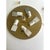Amber “budino” murano glass flush mount with graniglia. traditional venetian working of murano glass. gold metal frame.5...
