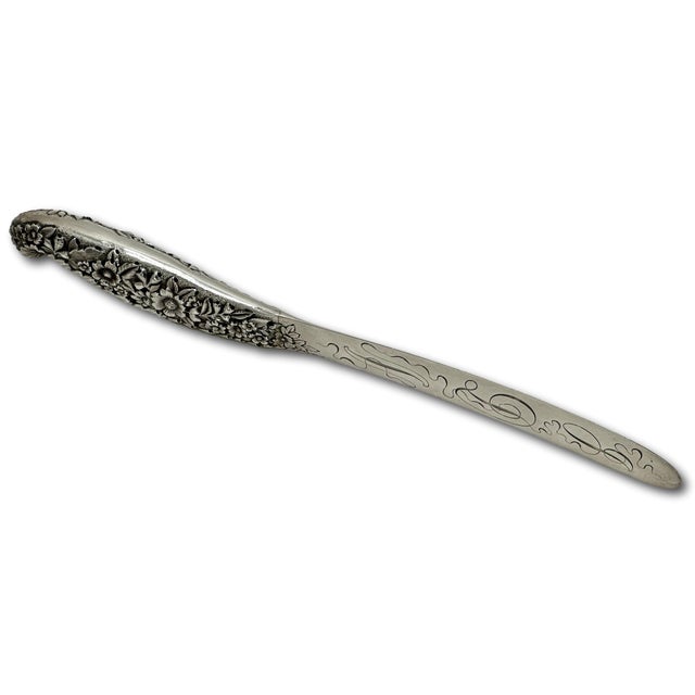 Outstanding & Fine Large Antique Signed Tiffany & Company Sterling Silver Letter Opener - Circa 1890s For Sale - Image 9 of 18