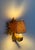 Swedish Hand-Carved Maple Leaf Wall Lamp with Sisal Shade, 1950s For Sale - Image 11 of 13
