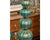 2000 - 2009 Pair of Murano Green and Gold Lamps For Sale - Image 5 of 6