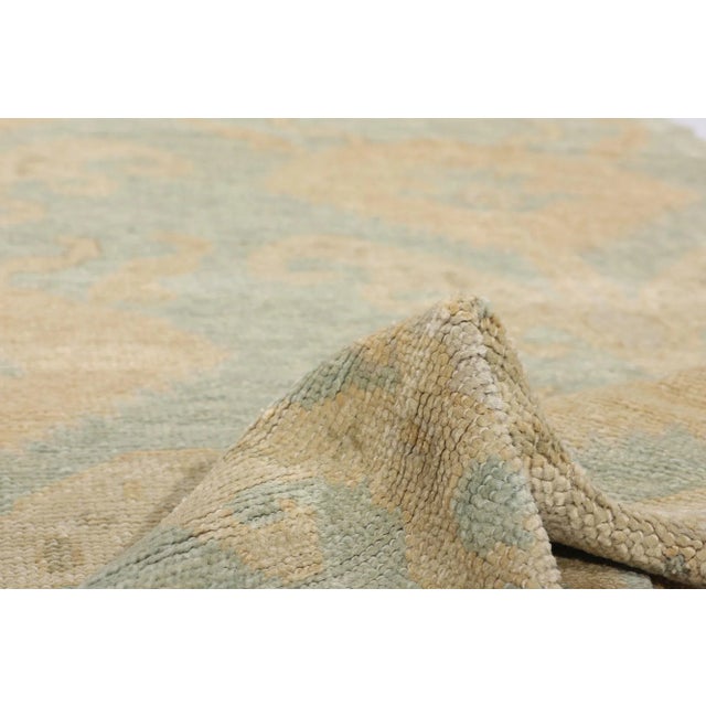 Vintage Modern Turkish Oushak Rug - 09'03 X 12'06 For Sale In Dallas - Image 6 of 12