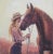 Original Oil Portrait Painting of Cowgirl For Sale