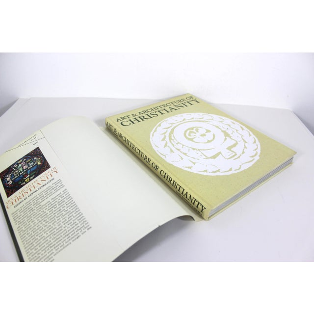 1972 Art & Architecture of Christianity Art Book Linen Hardcover Hard Cover For Sale - Image 4 of 11