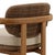 Wood Modern Brown Faux Wicker & Teak Outdoor Arm Chair For Sale - Image 7 of 7