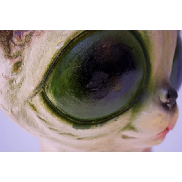 Paint 1950s American Painted Chalkware Cat For Sale - Image 7 of 13