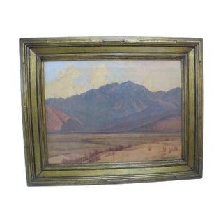 Gordon Coutts Signed Framed California Landscape Antique Tonalist Painting For Sale